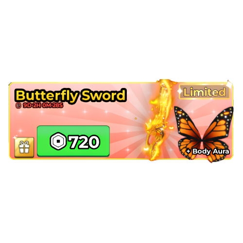 Limited Item (Rod Skin) 2 : Butterfly Sword