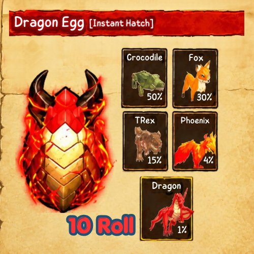 10x Dragon Egg
