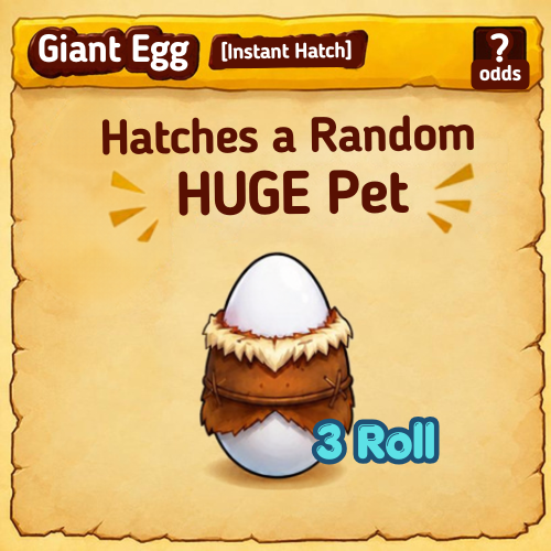 3x Giant Egg